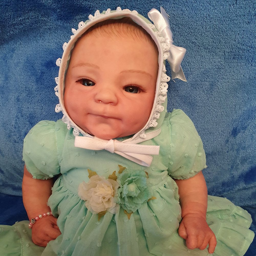17 inch little RealisticAngle reborn baby baby doll