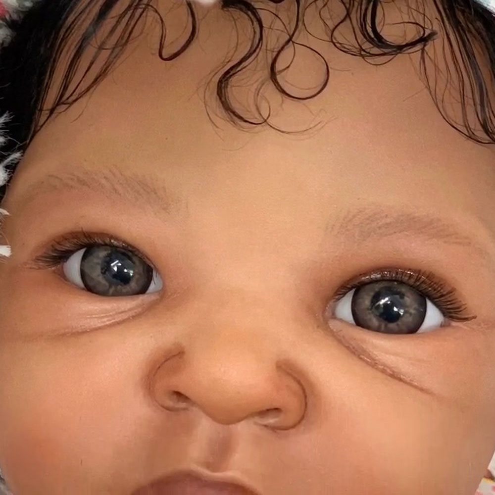 20 inch Little Charlotte African American Reborn Baby Doll