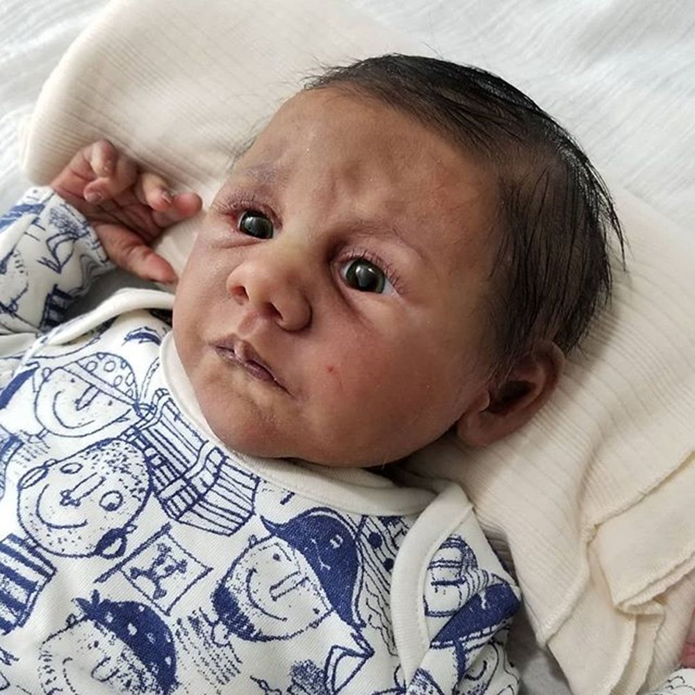 22"Lifelike Reborn Boy Doll Realistic Silicone Baby Boy