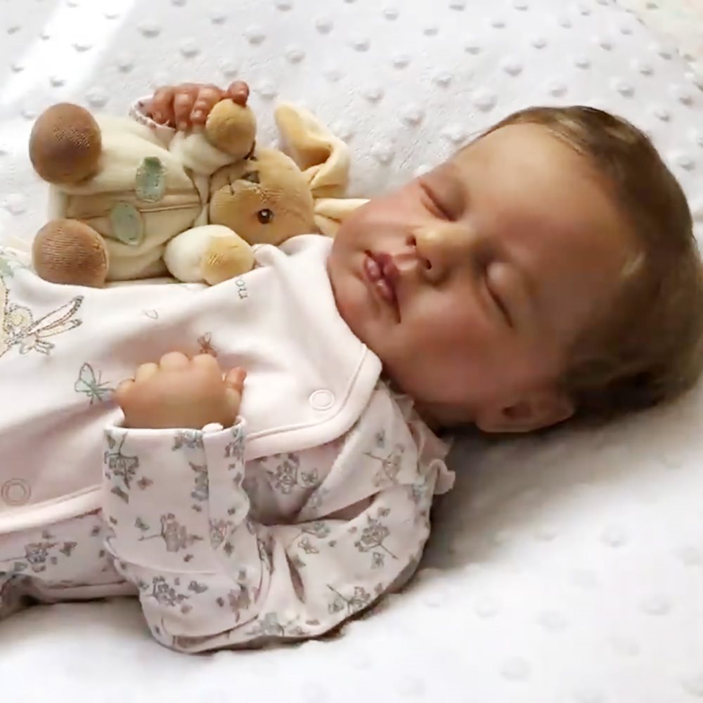 17'' Lifelike Cute Ann Sleep Reborn Baby Dolls