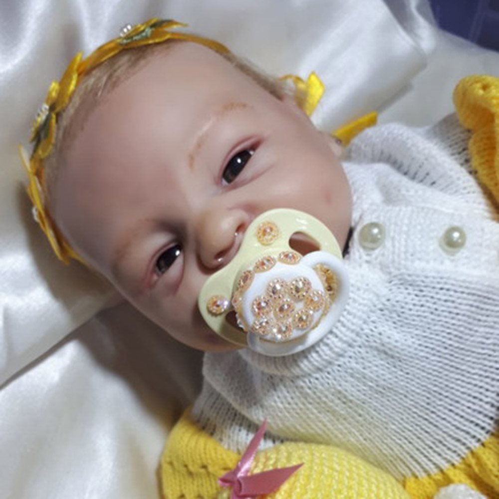 17 inch little RealisticFlora reborn baby baby doll