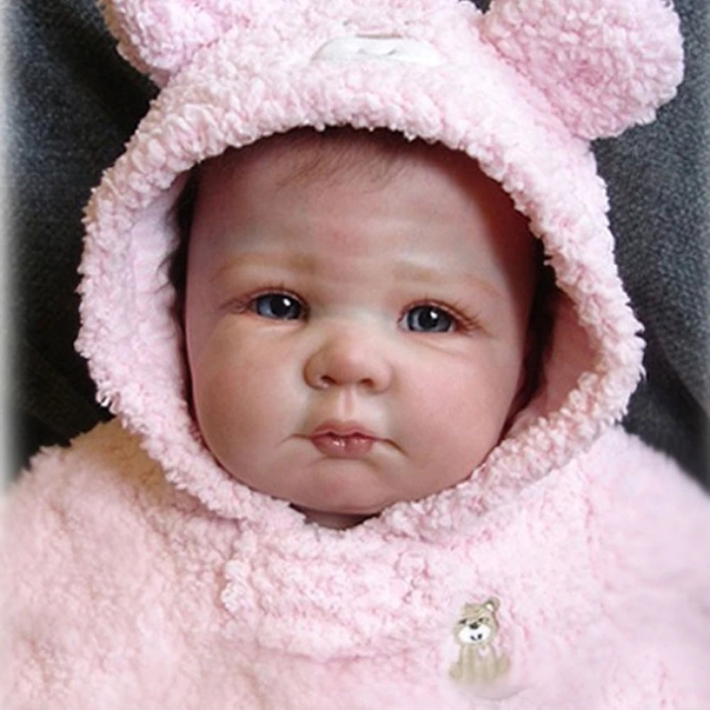 "17'' Real Lifelike Lisa Reborn Baby Doll Girl Toy "
