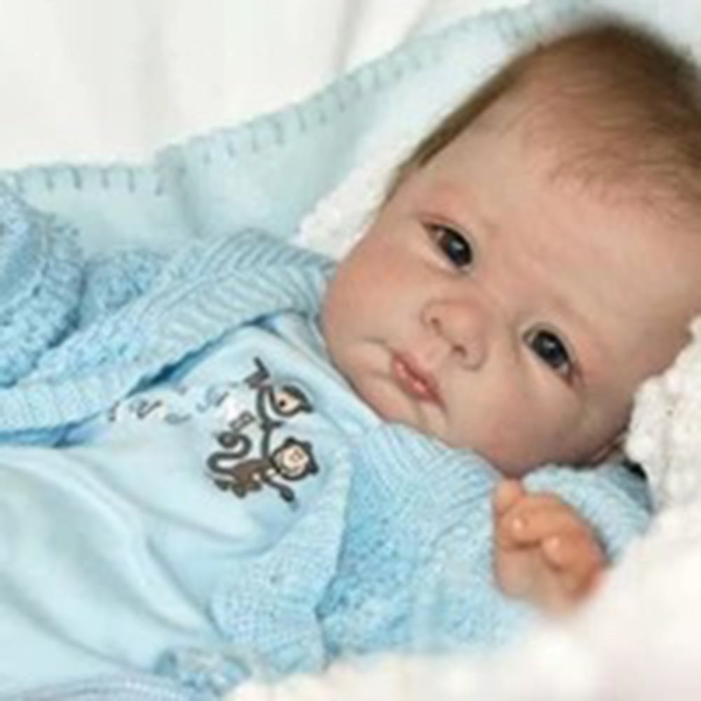 "17'' Real Lifelike Lisa Reborn Baby Doll Girl Toy "