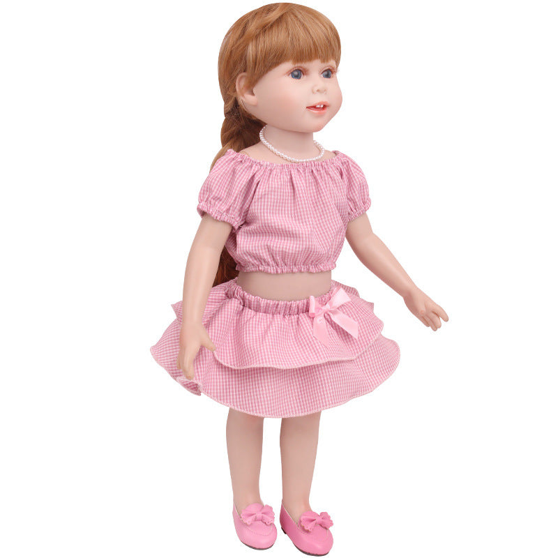 18 inch American Girl Multicolor Plaid Suit Skirt