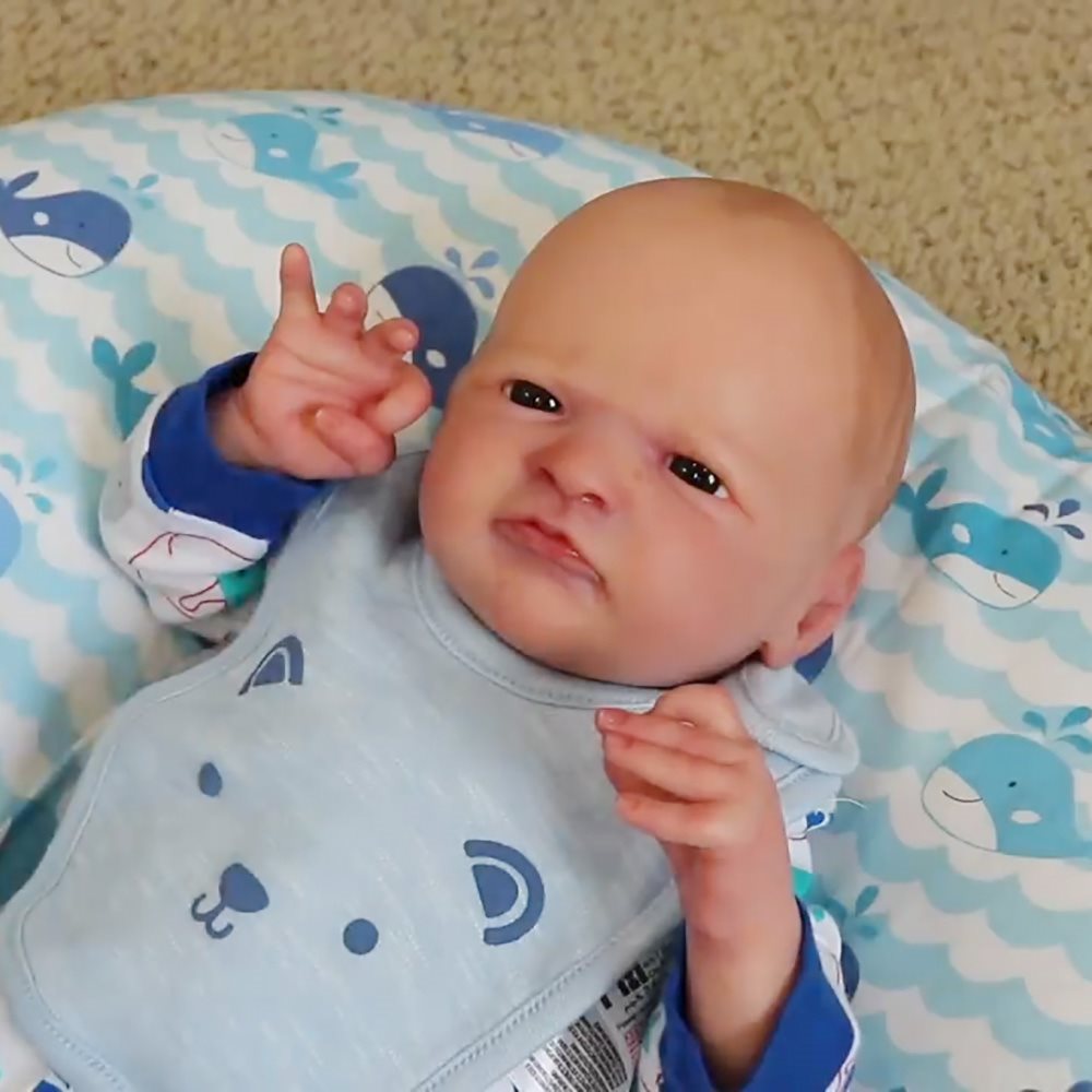 17'' Lifelike Cute Trey Reborn Baby Dolls